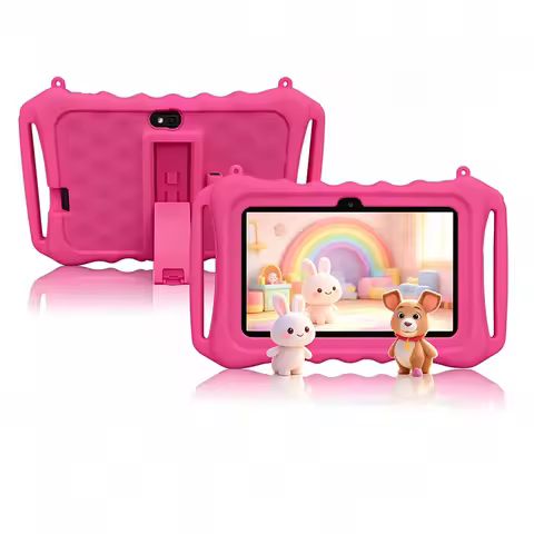New 5G WiFi Android 14 Tablet Cartoon Pattern 7 Inch Tablet Pc 8 Core 4GB RAM 64GB ROM Cheap And Sim