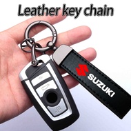 [Fashion Luxury] Suzuki Car Fashion Leather Key Chain Car Accessories for Swift Sport Xl7 Vitara Jim