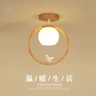 Corridor Lights Aisle Lights Nordic Entrance Lights Simple Log Style Balcony Ceiling Lights Bird Lig