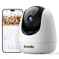 Tenda CP7 5MP HD 360 panoramic Camera with WiFi 6, smart tracking feature and two-way audio
