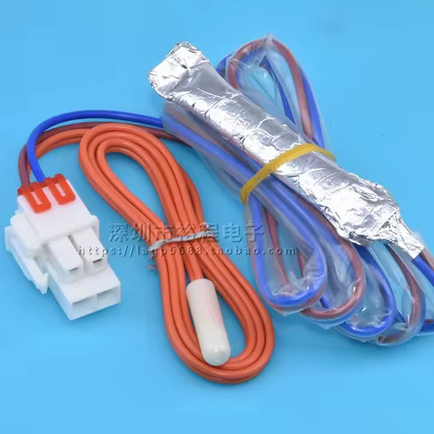 Suitable for LG refrigerator defrosting temperature sensor 10K probe fuse tube thermostat