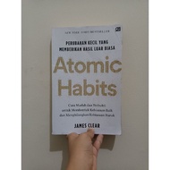 Used NOVEL BOOK PRELOVED SECOND ORIGINAL ATOMIC HABITS