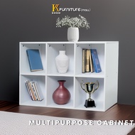 Multipurpose Cabinet TV Cabinet TV Console Kabinet Buku Book Rack Rak Buku Display Cabinet Ikea Furn