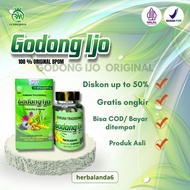 Godong Ijo Herbal ASLI Untuk Meredakan Nyeri Sendi Asam Urat Rematik dan Saraf Kejepit isi 60 kapsul