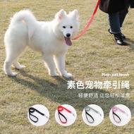 Pet Leash Solid Color 1.2m Dog Walking Leash Outdoor Dog Walking Leash