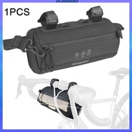 [Flameer2] Bike Handlebar Bag Frame Bag with Shoulder Strap Accessories Shoulder