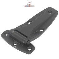 IOPTIMISTIYU Soft Close Hinge, Soft Close T Strap T Hinge, Universal Black Zinc Alloy Replacement Hi
