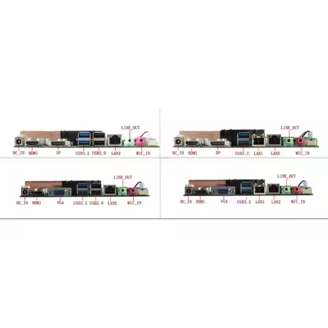 NEW ELSKY Mini ITX Motherboard With 2/6*COM 1/2*LAN 4K 2*DDR4-64G Support Comet Lake 10th Gen Core I