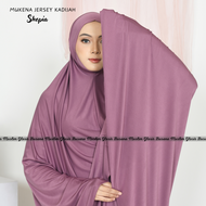 Mukena dewasa jersey premium syari malaysia dagu penutup jumbo polos orginal mukena malaysia dagu