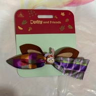 迪士尼 stellalou 蝴蝶結 髮夾 髮飾 秋日格仔 頭飾 disney duffy and friends stella lou hair clip disneyland accessories