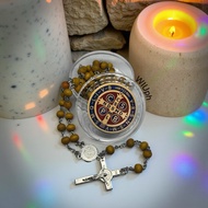 St Benedict Rosary (Rose Wood)