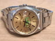 Rolex 6694  罕有 中東沙地亞拉伯發展基金  檸檬黃 爆檸茶  原裝 T Swiss Made T 錶盤  全鋼 hand winding   All Stainless Steel  配原