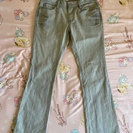 Flare jeans blink y2k vintage women long jeans cutbray blink