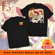 Adult T-Shirt - Toy Story Four Motif - Cool Material - - Combed 24s