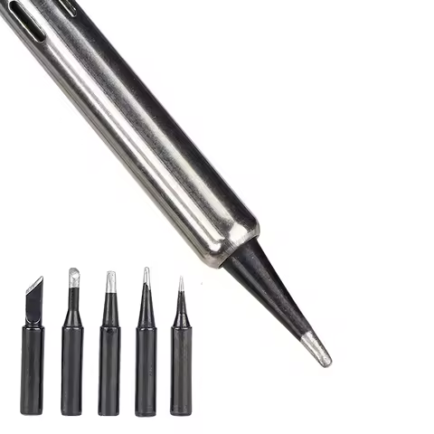JCD 5PCS/Lot Soldering Iron Tips KE50 3C D2.4 B1.0 I0.8 900M Silver Black Copper Electric Soldering