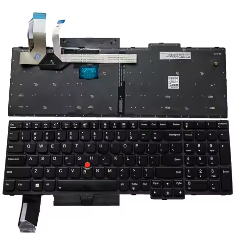 US Layout Keyboard for LENOVO IBM ThinkPad E580 E585 E590 E595 L580 T580S T590 P52 P53 P72 SN5372 01