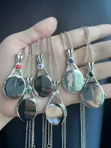 10-Colors H2o Series Necklace Just Add Water Mermaid Shell Locket Necklace Jewelry Inlay Exquisite C