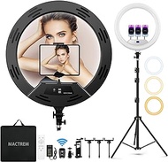 22" Ring Light, Selfie Ring Light Kit with 75" Tripod, 6500K Dimmable LED Ring Light, Carrying Bag for Phone, Camera, ipad, YouTube, Facebook, TikTok, Video Recording