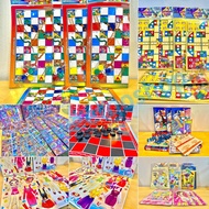 [READY STOCK] Mainan Zaman Dulu-dulu Snake Games, Aeroplane Games, Kad Tepuk, Dam Haji, Jutaria, Gir