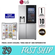 LG GC-X257CSES 674L Side-by-Side Fridge with InstaView & Door-in-Door™