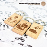 KEYCHAIN UKIRAN LASER 🤩 CUSTOM GAMBAR