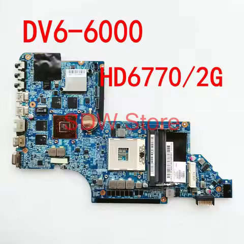 650799-001 665342-001 650800-001 For HP Pavilion DV6T-6000 DV6-6000 Laptop Motherboard Mainboard HM6