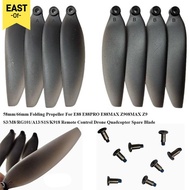 EASTOF Folding Propeller Blades, Black 58mm/66mm Remote Control Drone Parts, Universal Plastic Quadc
