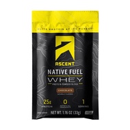 Ascent Native Fuel Whey Protein Powder - Chocolate - 15 Single Serving Packets Ascent Native Fuel Wh