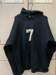 Fear of god Essentials hoodie 大7 黑 帽T