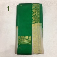 HIJAU READY Green Saree Fabric Indian Sari/ Indian Clothing/ Traditional Indian Clothing/ Beautiful 