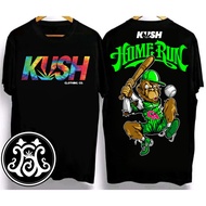 KUSH T เสื้อสำหรับชาย KING OF HIP HOP (สีดำ) classic COTTON kush clothing แขนสั้นอินเทรนด์ เสื้อผู้ช