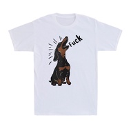 Angry - Dachshund Dog Fvck Howling Yelling Art Funny Dachshund Dog Men's T-Shirt