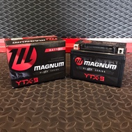 แบตเตอรี่ มอเตอร์ไซค์ MAGNUM Black Series YTX-9 (12V 9AH) / Made in Thailand