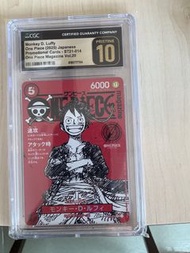 海賊王 魯夫 ST21-014 CGC 10 鑑定卡