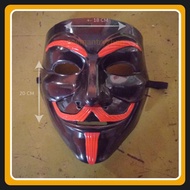 Black jak listred hacker mask premium hacker mask