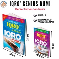 Iqro - IQRO GENIUS RUMI - Iqra 1 6 set lengkap - Iqra Digital - Muqadam - Buku - Al Quran - Iqra Kan