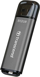 Transcend 512GB JF920 USB Flash Drive, USB3.2 Gen1, Up to 420MB/s, Aluminum Metallic housing, for Ca