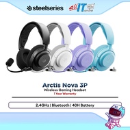 SteelSeries Wireless Gaming Headset Arctis Nova 3P for PS5 PC Nintendo Switch Bluetooth USB-C 40H Ba