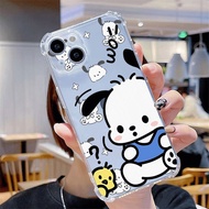 Pacha Dog Suitable for Samsung S25U S24+S23FE S22 A56 A55 A35 A42 A36 A26 Transparent Case