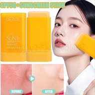 DEROL SPF50+ Sunblock - Waterproof Face Sunscreen Stick - Portable Whitening Skin Sunblock Lotion - 