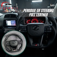 LC300 GR Steering Perodua Full Leather Steering Wheel Full Set Airbag Vios Vellfire Alphard