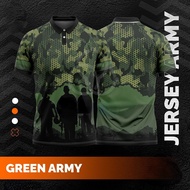 Camouflage Jersey Full Printing GREEN ARMY T Shirt Army Green for Men Drifit Sublimation Fashion Sho