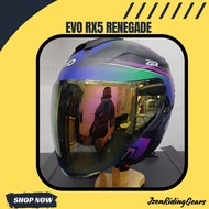 evo helmet rx-5 renegade half face