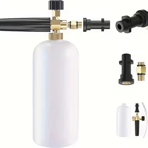 Foam Cannon for karcher K2-K7 - 1L Adjustable Snow Foam Bottle with Spray Gun for High Pressure Car 