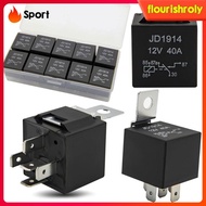 [Flourish] 10x 5 Pin Relay Waterproof 40A 30A Multi Purpose Relay Spdt Relay Replacement