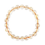 【正佳珠寶】金鈦晶 頂級淨體老礦鈦絲 8.4-8.8mm 金鈦晶手珠