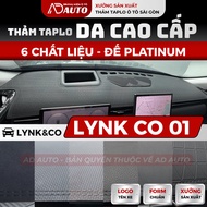 LYNK CO 01 Premium Leather Taplo Carpet with Platinum Base, Standard Form, No Warping, Reduces Glare