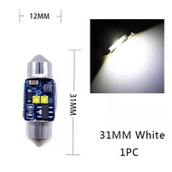 ไฟเพดานรถยนต์ LED 31MM 21SMD ชิปขั้วแคปซูล มีให้เลือกสองสี ขาว-ไอซ์บลู *ราคา1 ชิ้น