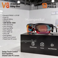 2026 V8 Wi-Fi 13mega pixels  New Smart Al Camera Glasses BlueTooth Glasses HD Call Smart Glasses Wat