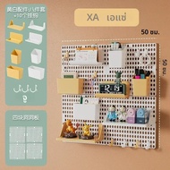Hole Boardหอพักชั้นวางของKawaiiเจาะฟรีกาวนักเรียนStudyติดผนังชั้นวางของตกแต่งบ้านOrganizer